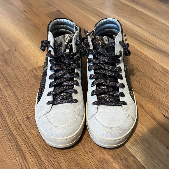 Shoes - P448 Skate Snakeskin Hightop Sneaker